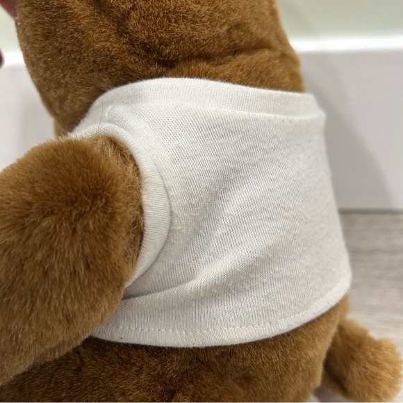 Vintage 1999 Hard Rock Cafe Madrid Teddy Bear Herrington Stuffed Plush Brown - Picture 7 of 8